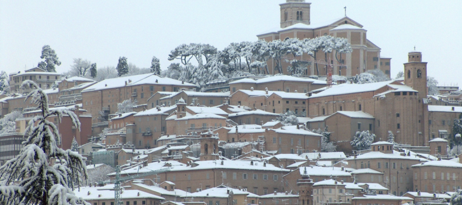 Fermo in de winter